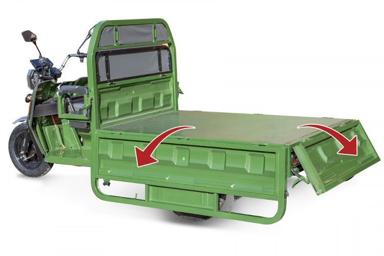 Грузовой электрический трицикл Rutrike Маяк 1500 в Томске