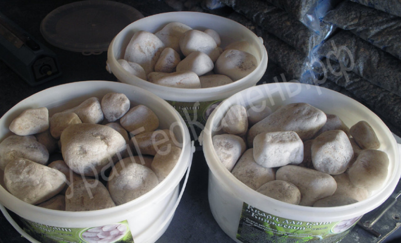 Камни для бани Кварц окатанный 15кг в Томске