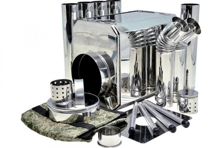 Печь пошехонка Турист 30 л с 3D экранами сталь 0,8мм в Томске