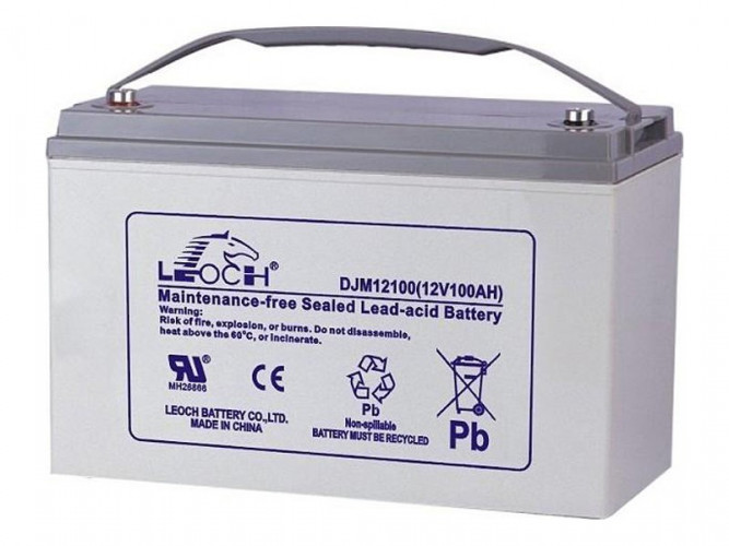 Аккумулятор Leoch DJM12100 (12 В, 100 Ач) в Томске