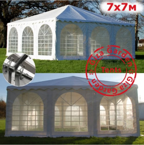 Шатер Пагода Giza Garden 7 x 7 м белый в Томске