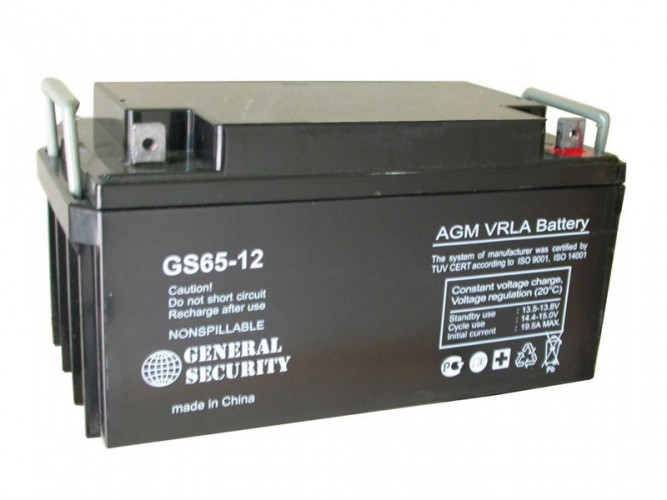 Аккумулятор General Security GS 65-12 (12 В, 65 Ач) в Томске