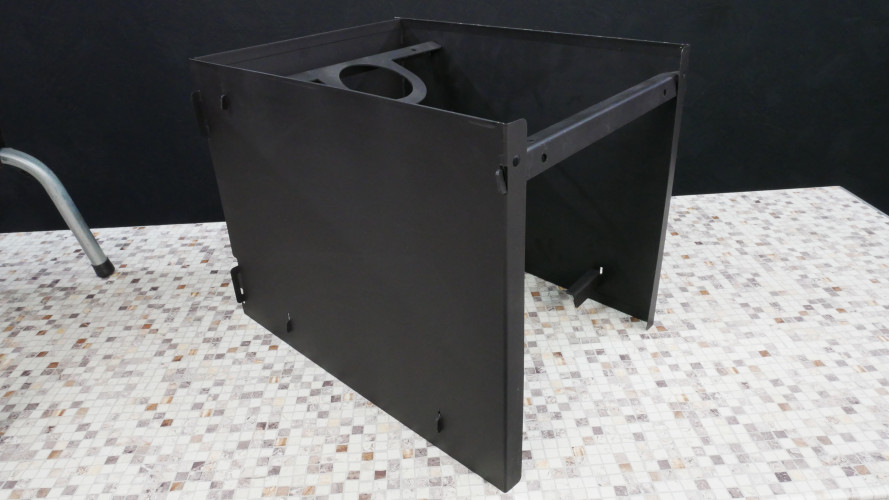 Экран для большой дровяной печи Сибтермо в Томске