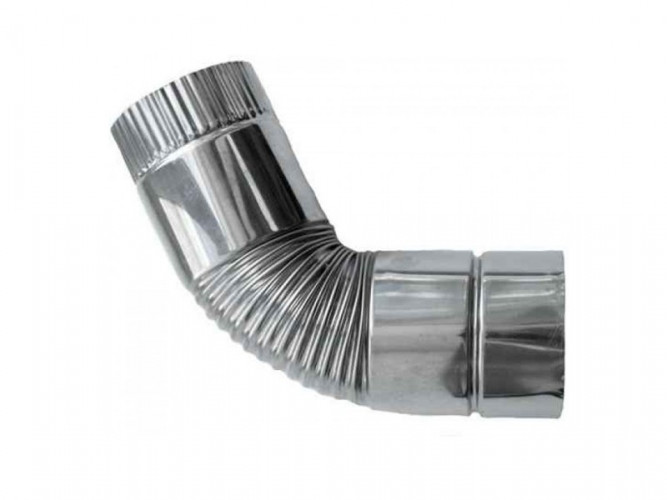 Сегмент трубы угол 45° d-65 мм.(нерж.)Инвент в Томске