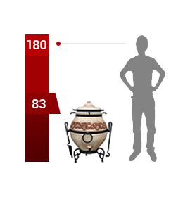 Тандыр Легенды с эффектом кракле в Томске