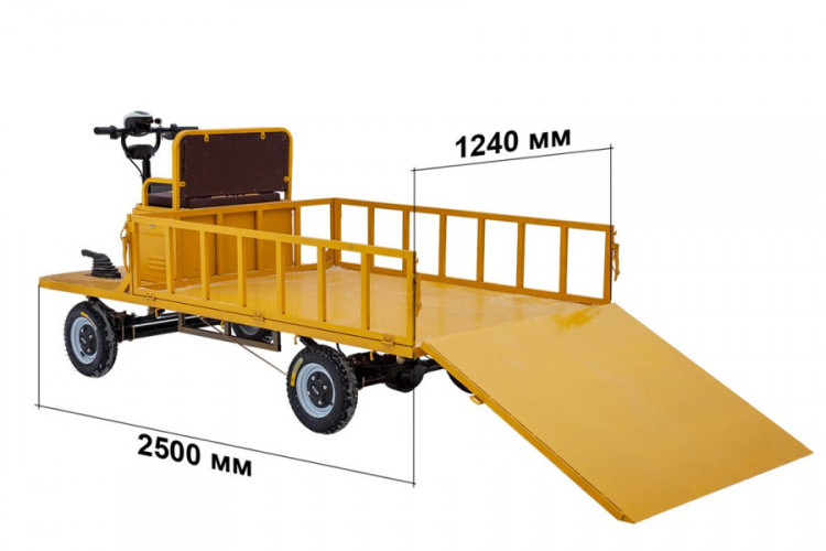 Грузовая электрическая тележка RuTrike ПЕРОН ТРАП в Томске
