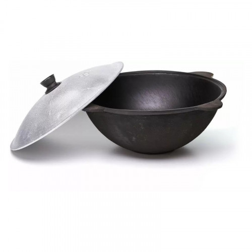 Казан чугунный 8 литров плоское дно Узбекистан в Томске