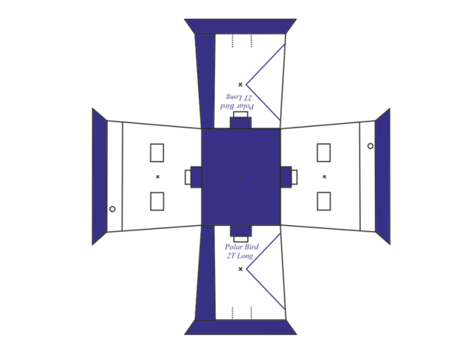 Зимняя палатка Polar Bird 2T Long компакт в Томске