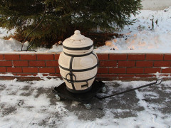 Тележка для тандыра (усиленная) Амфора  Тележка для тандыра (усиленная) Амфора