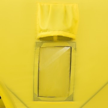 Палатка для рыбалки Helios Куб 1,5х1,5 желто/серый в Томске