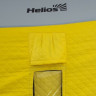 Палатка для рыбалки Helios утепл. Куб 1,8х1,8 желтый/серый в Томске