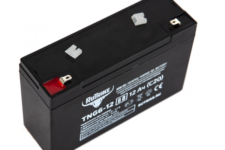 Тяговый гелевый аккумулятор RuTrike TNG 6-12 (6V12A/H C20) в Томске