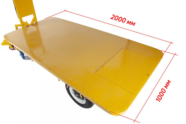 Грузовая электрическая тележка RuTrike Плита 2000 в Томске
