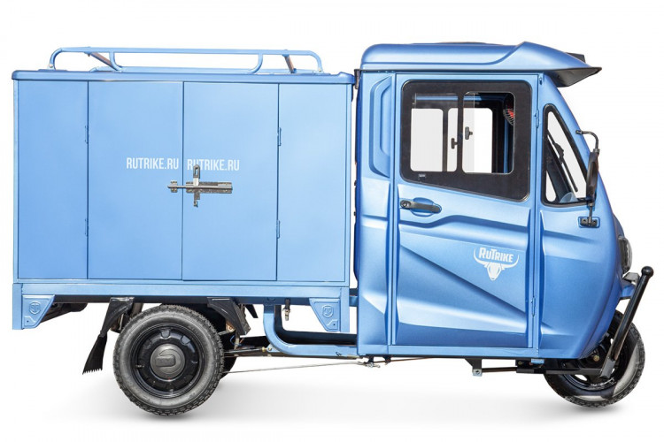Электротрицикл Rutrike КАРГО Кабина Дуал обогрев 1500 фургон в Томске