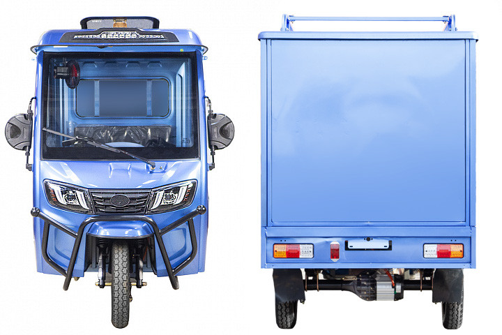 Электротрицикл Rutrike КАРГО Кабина Дуал обогрев 1500 фургон в Томске