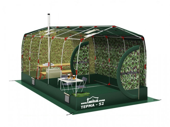 Зимняя палатка Терма-52 в Томске