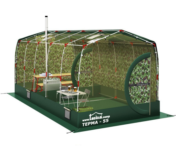 Зимняя палатка Терма-55 в Томске