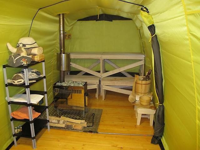 Зимняя палатка Терма-55 в Томске