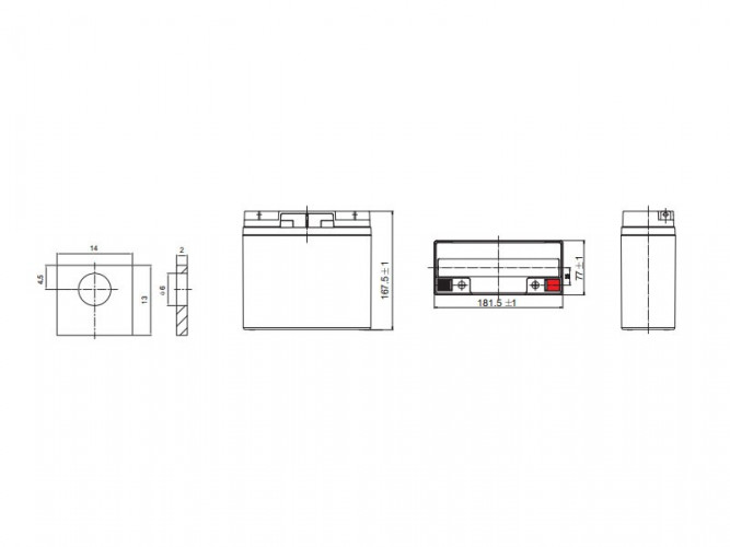 Аккумулятор Leoch DJW 12-18 (12 В, 18 Ач) в Томске