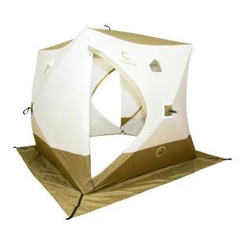 Палатка зимняя куб СЛЕДОПЫТ Premium 2.1x2.1 в Томске