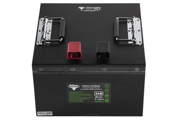 Тяговый железо-фосфатный аккумулятор RuTrike LiFePO4 24V80Ah (100A) в Томске