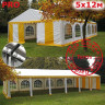 Шатер Giza Garden Pro 5 х 12 м в Томске