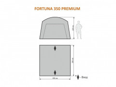 Шатер-тент World of Maverick FORTUNA 350 Premium Шатер-тент World of Maverick FORTUNA 350 Premium